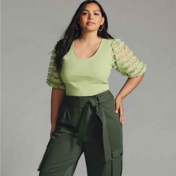 Dolan Ruffle Sleeve Top - Picture 5 of 11